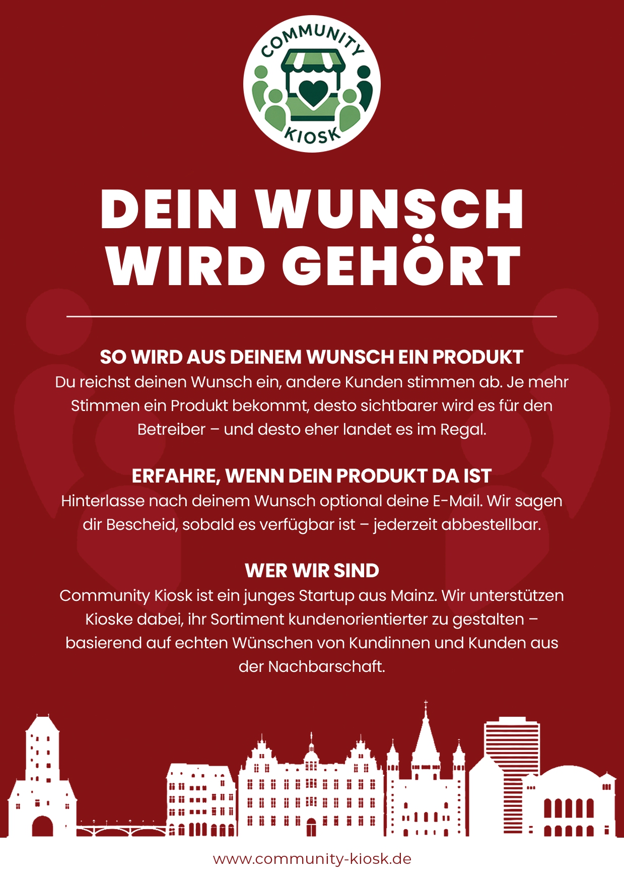 Community Kiosk Flyer Rückseite